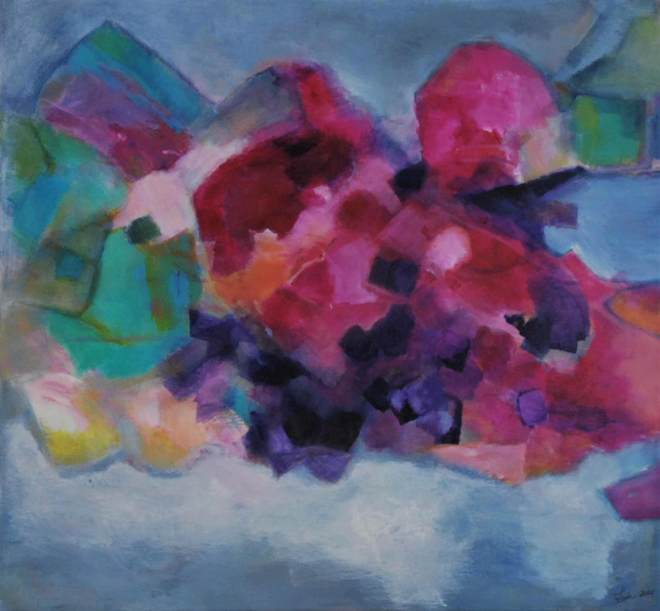 Acryl auf Leinwand, 70×65 cm